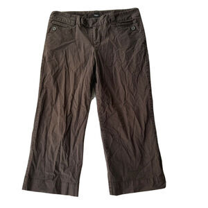 Mossimo Dress Pants Sz 10 Cotton Stretch Brown Career Work Casual Y2K School